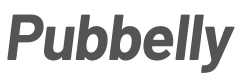 phantom green on dark hair pubbelly logo