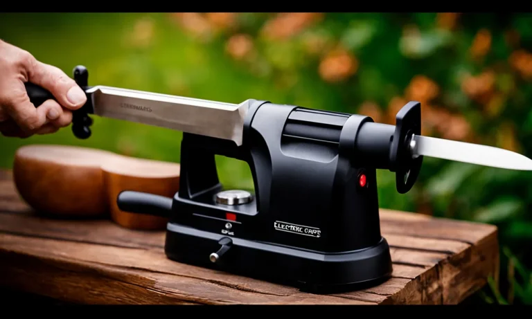 Best Electric Knife Sharpener For Hunting Knives (2024 Update)